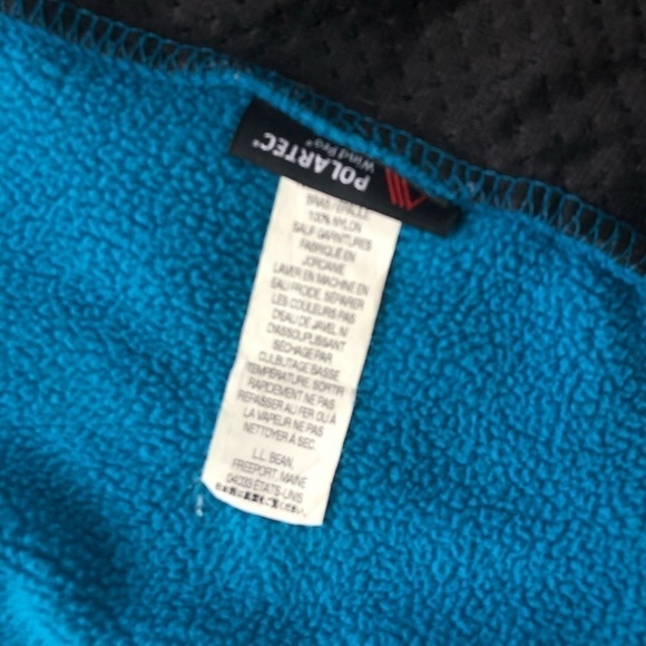 LL Bean fleece full zip jacket Small Cabincore outdoor ski camping - Picture 8 of 8